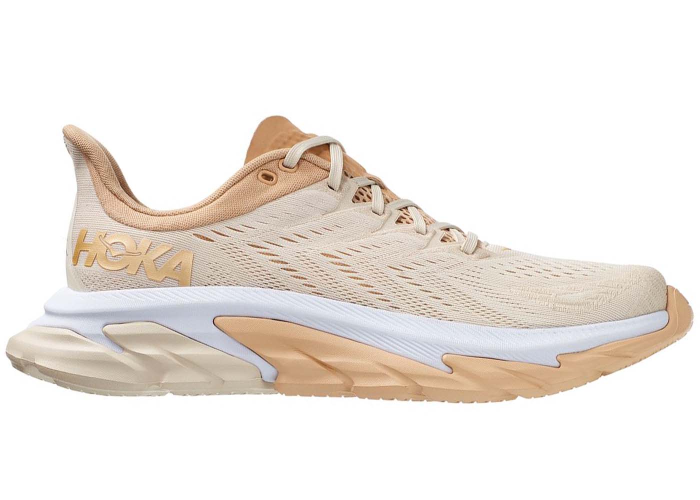 Кецове и обувки Hoka One One Clifton Edge Almond Milk Beige Бежово | 1110510-AMBG, 0