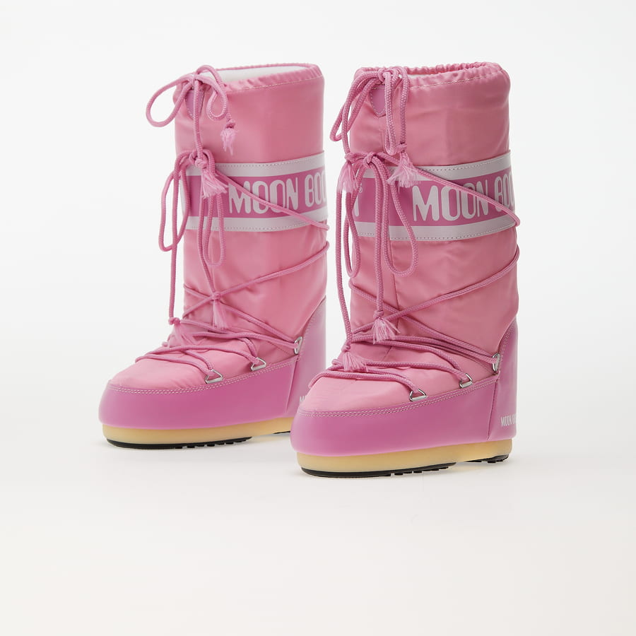 Кецове и обувки Moon Boot Icon Nylon Pink Розово | 14004400063, 0