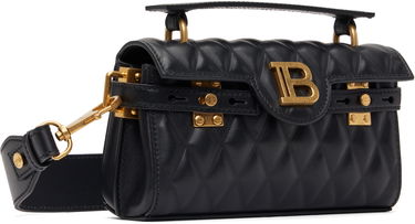 Дамска чанта Balmain Balmain B-Buzz 19 Quilted Shoulder Bag Черно | EN1AE742LHLB, 1