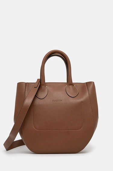 Дамска чанта JW Anderson JW Anderson Small Punch Tote Bag Кафяво | HB0680.LA0250.621, 0
