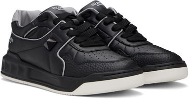 Кецове и обувки Valentino Valentino Garavani One Stud Low-Top Nappa Черно | 7Y2S0E71NWN, 3