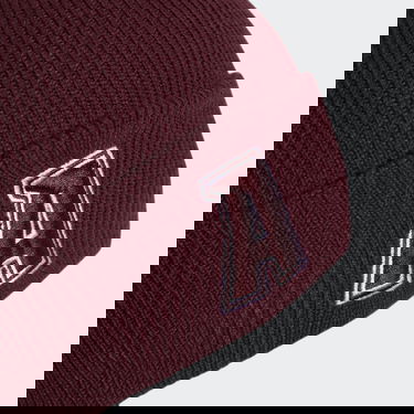 Шапка adidas Originals 2-Color Logo Beanie Бургунди | IJ7299, 2