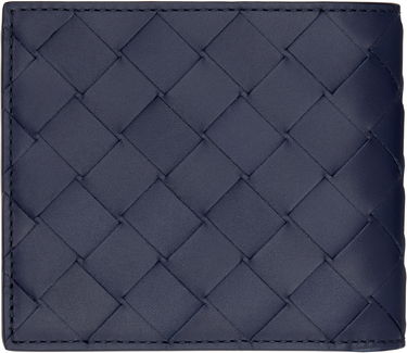 Портфейл Bottega Veneta Bottega Veneta Intrecciato Bi-Fold Wallet Синьо | 743211VCPQ63258, 1