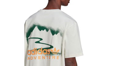 Тениска adidas Originals Adventure Mountain Spray T-Shirt Бяло | HF4773, 5