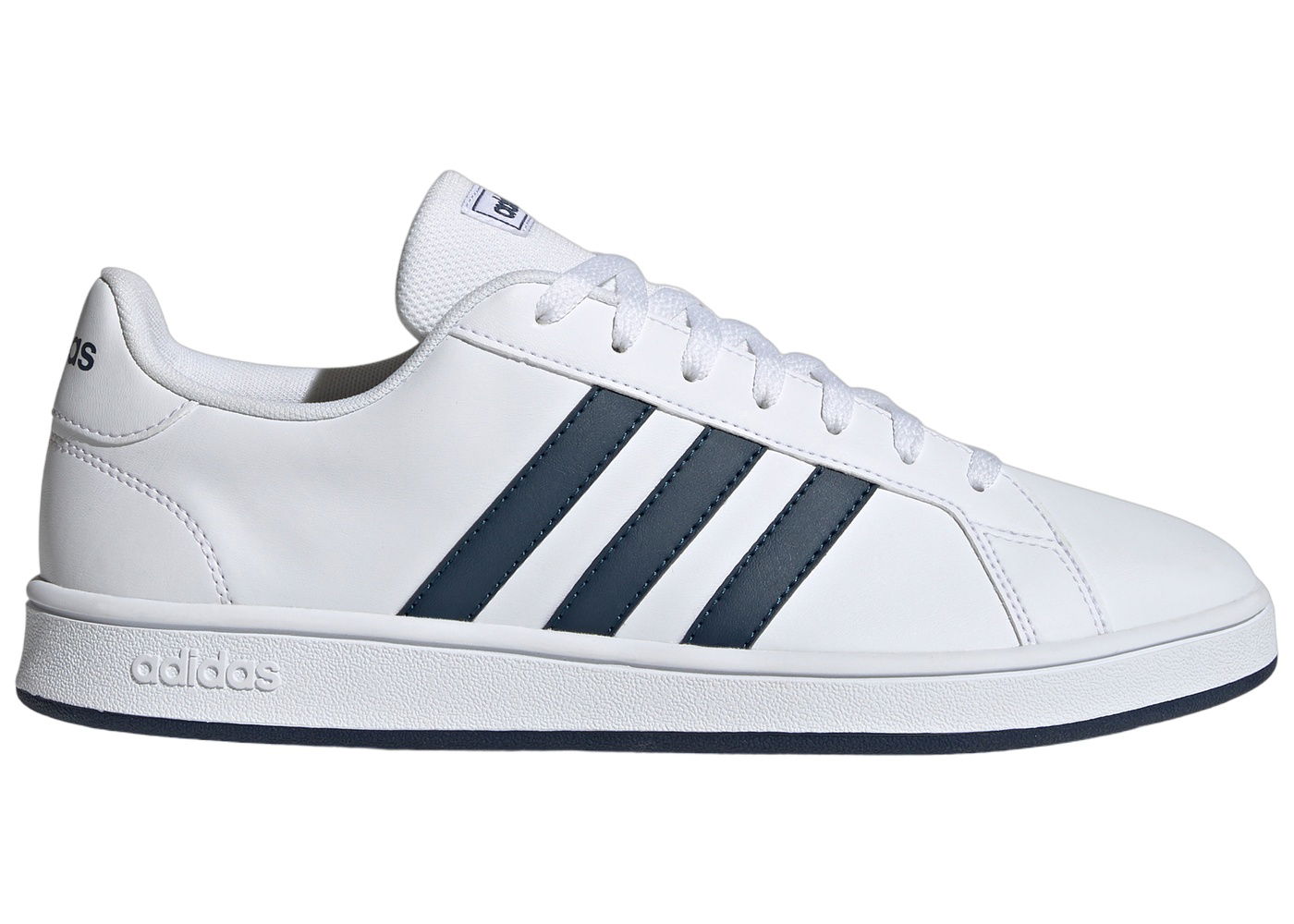 Кецове и обувки adidas Originals Grand Court Base Cloud White Crew Navy Бяло | FY8568, 0