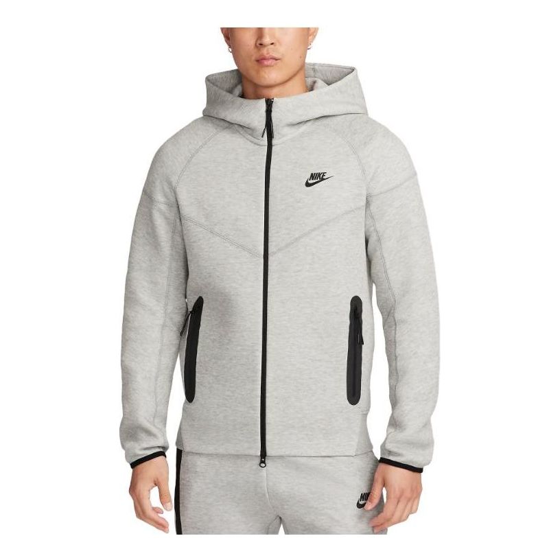 Суитчър Nike Sportswear Tech Fleece Zipper Hooded Jacket Сиво | FB7922-063, 0