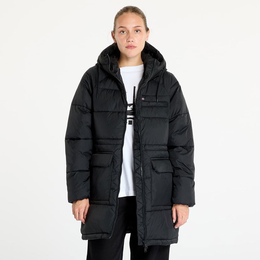 Пухо яке Tommy Hilfiger Midi Vail Puffer Jacket Black Черно | DW0DW18842 BDS