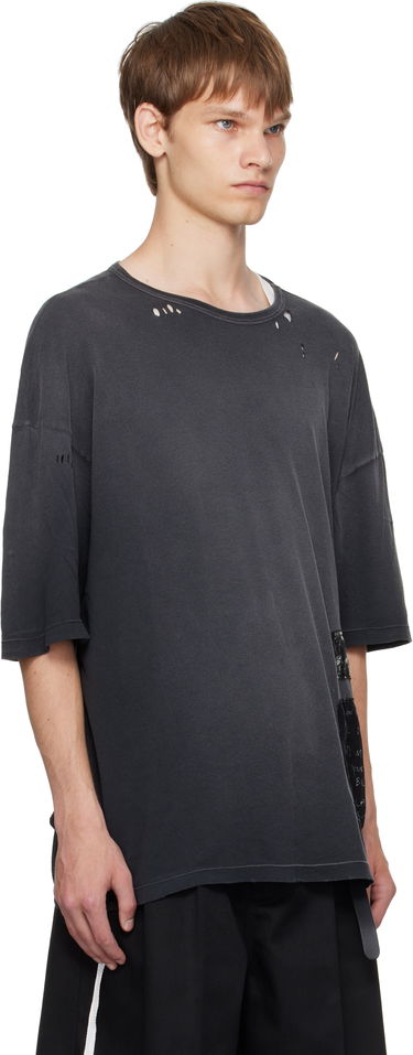Тениска Ann Demeulemeester Ann Demeulemeester Dieter High-Comfort T-Shirt Черно | B0013222-FA637-098, 1