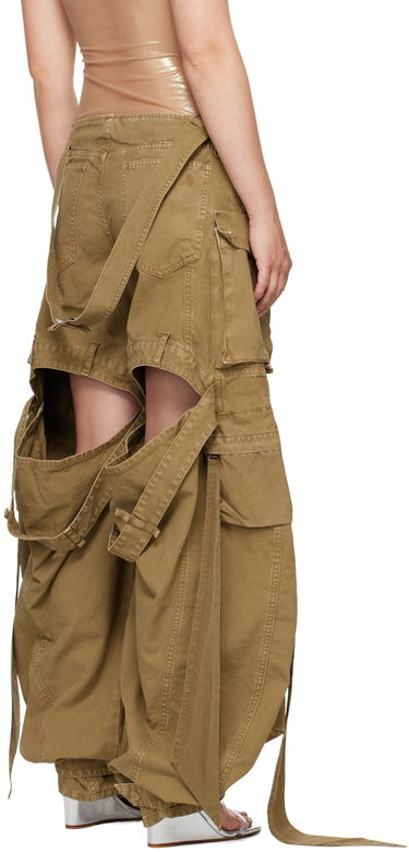 Карго панталони The Attico Attico Long Cargo Pants Кафяво | 247WCP180 C093, 2