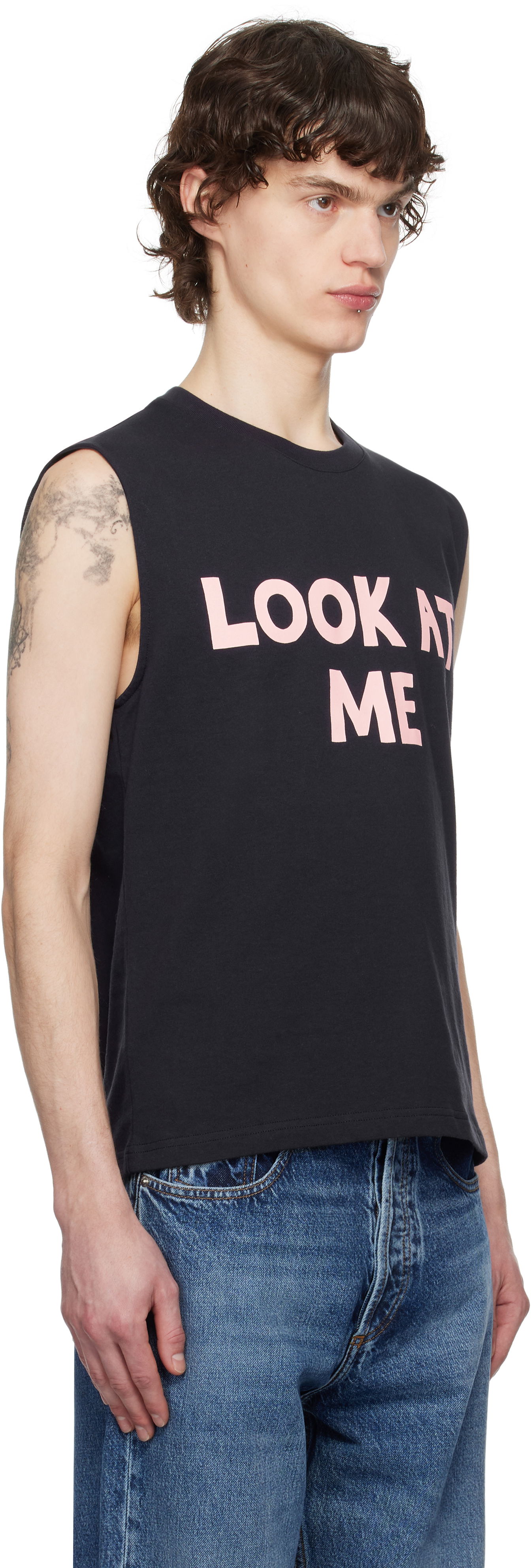 Потник JW Anderson JW Anderson 'Look At Me' Printed Tank Top Черно | JO0257-PG1510, 1