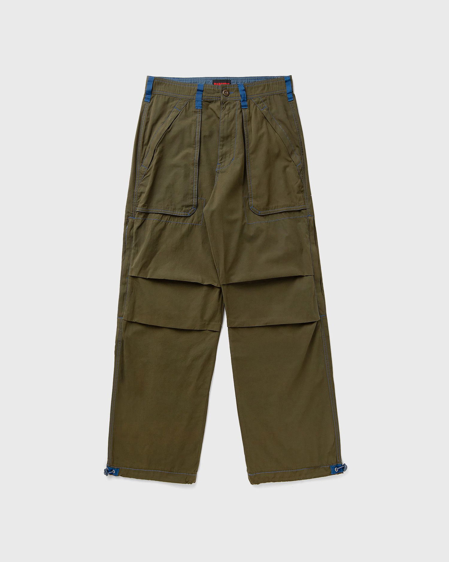 Карго панталони Pleasures Pleasures Public Utility Pants Зелено | P24W011-OLIVE, 0
