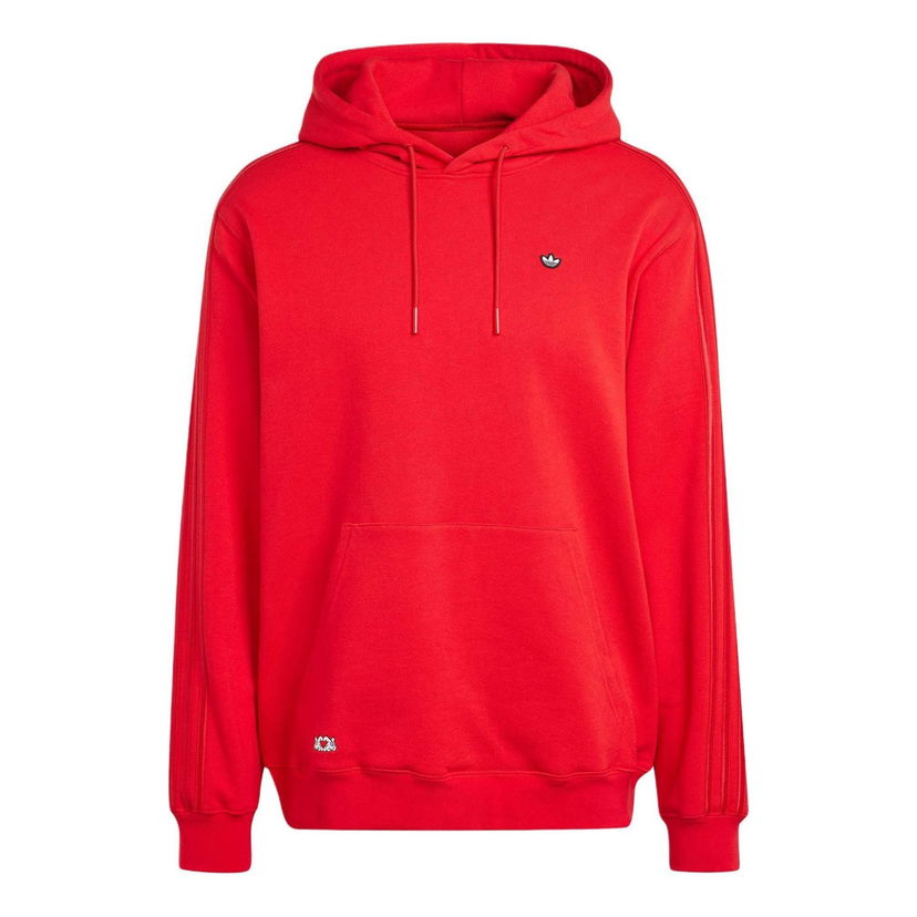 Суитчър adidas Originals Mickey Mouse x Originals Cotton Applique Hoodie Червено | IY2275
