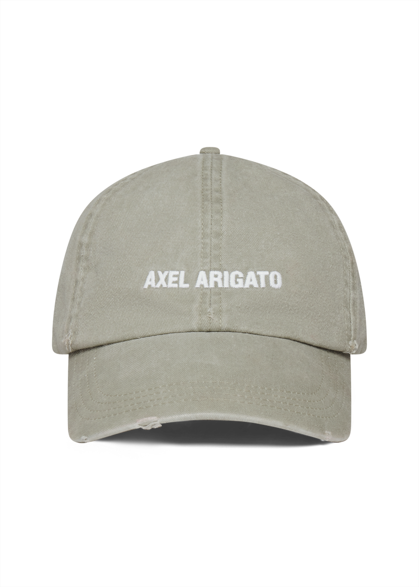Шапка с козирка AXEL ARIGATO Distressed Embroidered Baseball Cap Бежово | X0101013