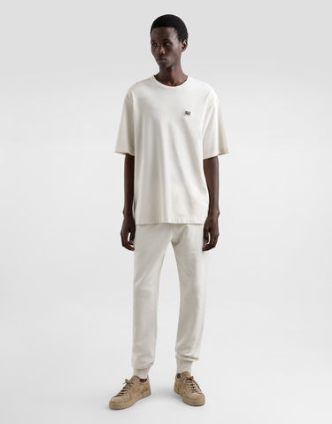 Тениска Dolce & Gabbana Dolce & Gabbana Cotton T-Shirt with Metal Tag Бяло | G8SE3TFU7ENA4567, 1