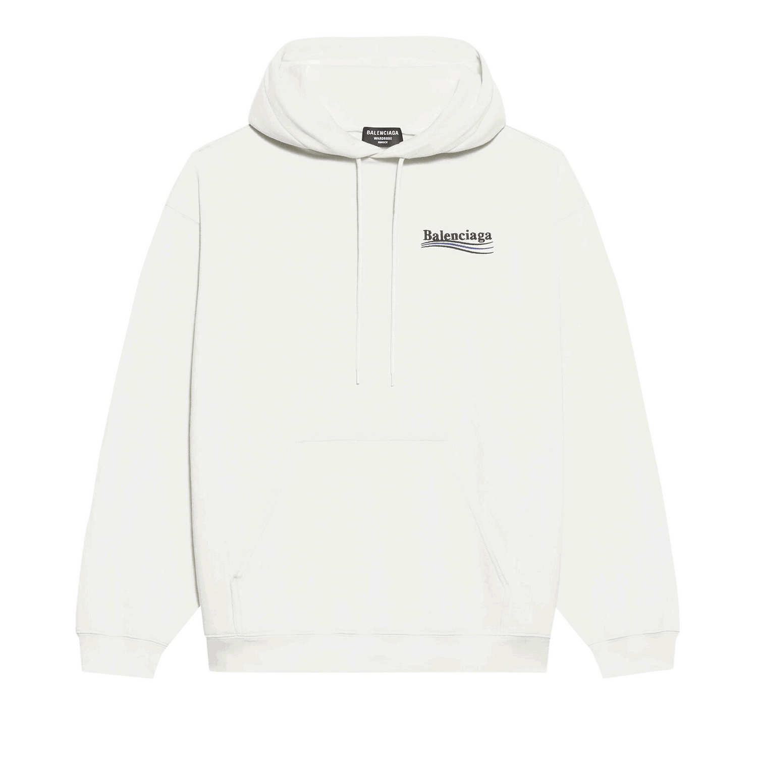 Суитчър Balenciaga Political Campaign Hoodie Medium Fit Бяло | 600583 TKVI9 9084, 0