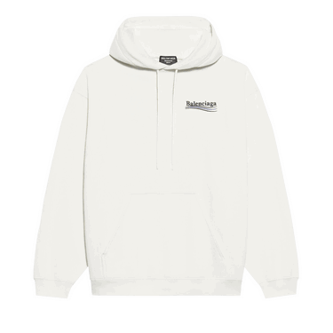 Суитчър Balenciaga Political Campaign Hoodie Medium Fit Бяло | 600583 TKVI9 9084, 0