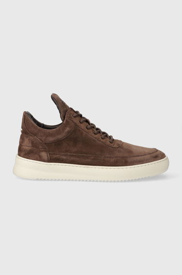 Кецове и обувки Filling Pieces Low Top Suede Кафяво | 10122791909, 0