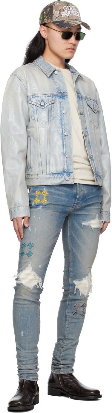 Дънки AMIRI AMIRI MA Quad Cut Out MX1 Jeans Синьо | AMDNSY1121, 3