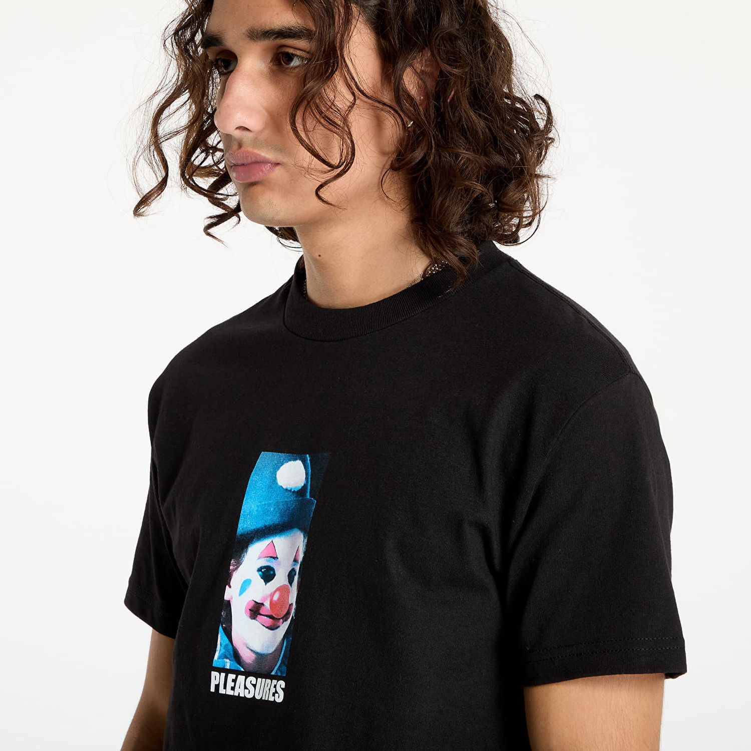Тениска Pleasures Clown T-Shirt Black Черно | P24F063 BLACK, 1