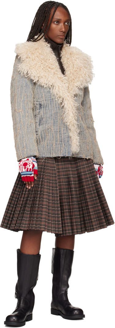 Ръкавици Vivienne Westwood Vivienne Westwood Knitted Patterned Fingerless Gloves Многоцветен | 8202003D-K006O-, 4