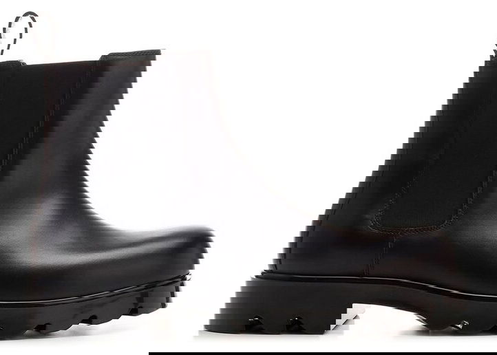 Кецове и обувки Bottega Veneta Strut Leather Chelsea Boots Черно | 679488V1AO01000, 0
