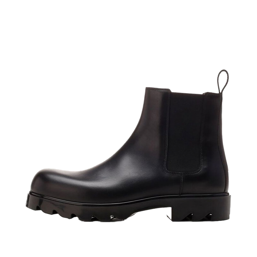Кецове и обувки Bottega Veneta Strut Leather Chelsea Boots Черно | 679488V1AO01000