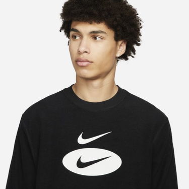 Суитчър Nike Sportswear Swoosh League French Terry Crew Черно | DM5464-010, 3
