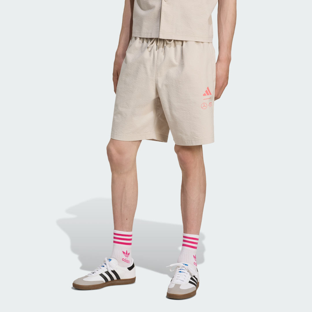 Къси панталони adidas Performance Mercedes - AMG Petronas Formula One Team Summer Shorts Бежово | KE7901, 0