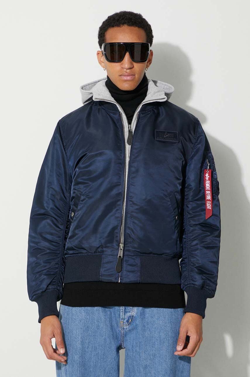 Яке бомбър Alpha Industries Alpha Industries MA-1 D-Tec Winter Bomber Jacket Синьо | 183110.07, 0