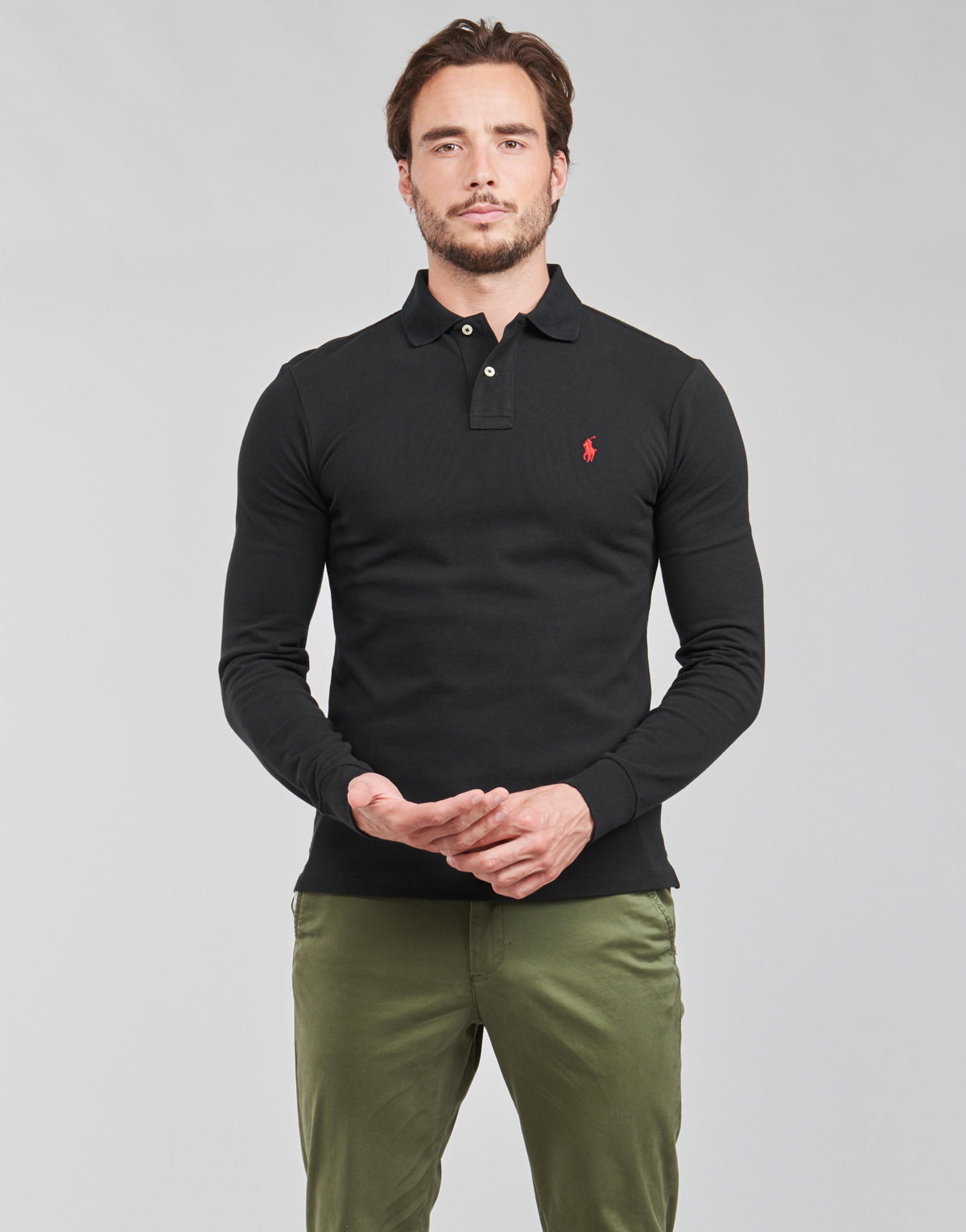 Тениска Polo by Ralph Lauren Long Sleeve T-shirt Тъмно синьо | 710681126037-NOS, 1