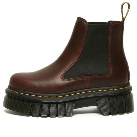 Кецове и обувки Dr. Martens Audrick Brando Leather Platform Chelsea Boots Кафяво | 27820211, 0