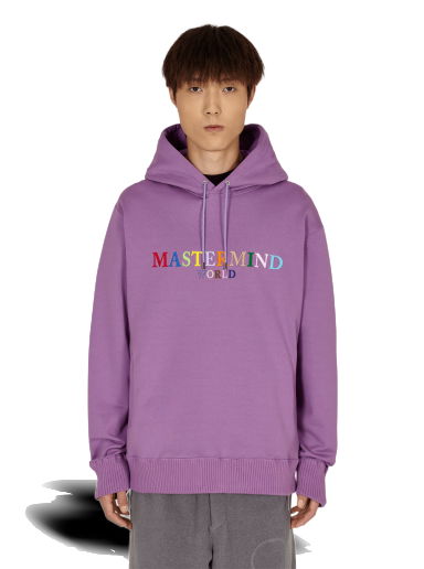 Суитчър Mastermind WORLD Logo Hoodie Лилаво | MW21S07-SW029-010 004