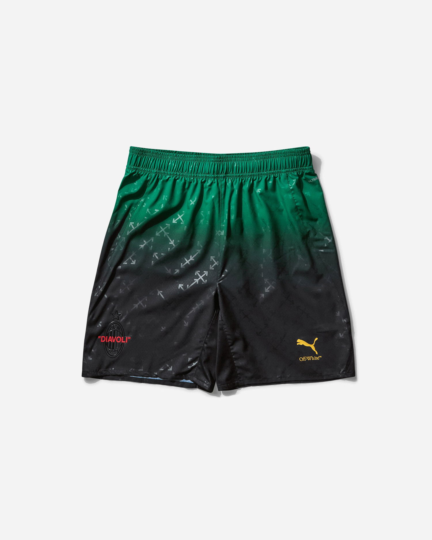 Къси панталони Puma AC Milan x Off-White Authentic Shorts Black / Power Green Зелено | 783002-01, 1