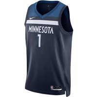 Фланелка Nike NBA Dri-FIT Minnesota Timberwolves Anthony Edwards Icon Edition 2022/23 Swingman Jersey Тъмно синьо | DN2013-421, 0