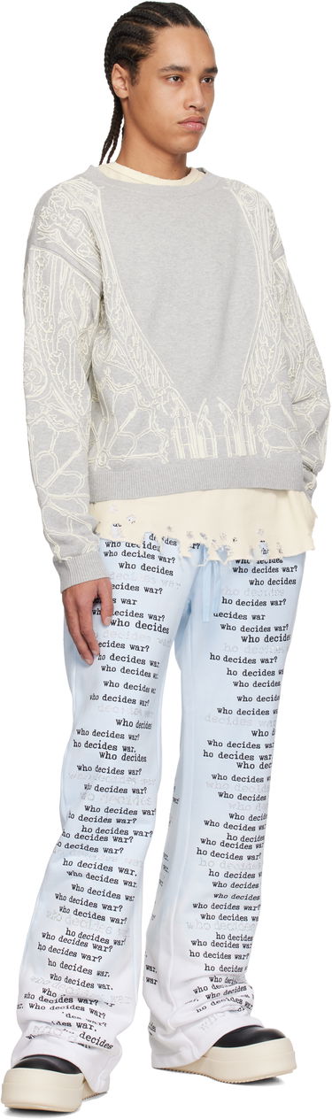 Спортни панталони Who Decides War WDW Scripture Sweatpants Синьо | 1121160008SS25, 3