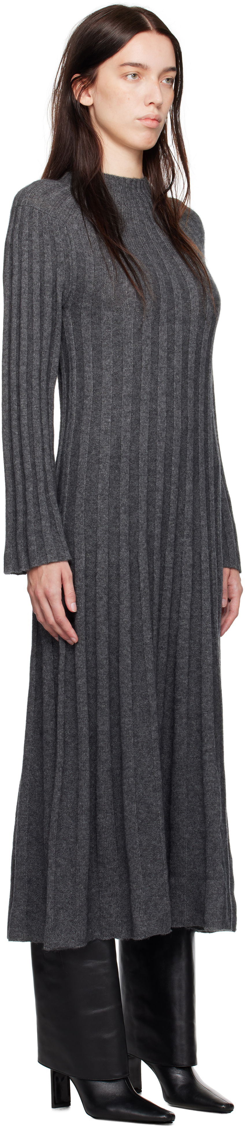 Pокля Loulou de Saison Loulou de Saison Irma Maxi Dress Сиво | IRMA, 1