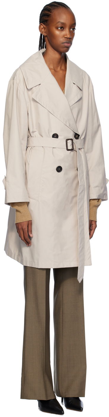 Тренчкот Max Mara Max Mara Vtrench Double-Breasted Trench Coat Бежово | 2419021024600, 1