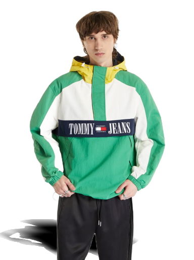 Ветровка Tommy Hilfiger Archive Oversized Popover Chicago Windbreaker Зелено | DM0DM15912 LY3