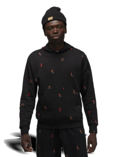 Суитчър Jordan Jordan Essentials Holiday Jumpman Fleece Sweatshirt Черно | DV9392-010