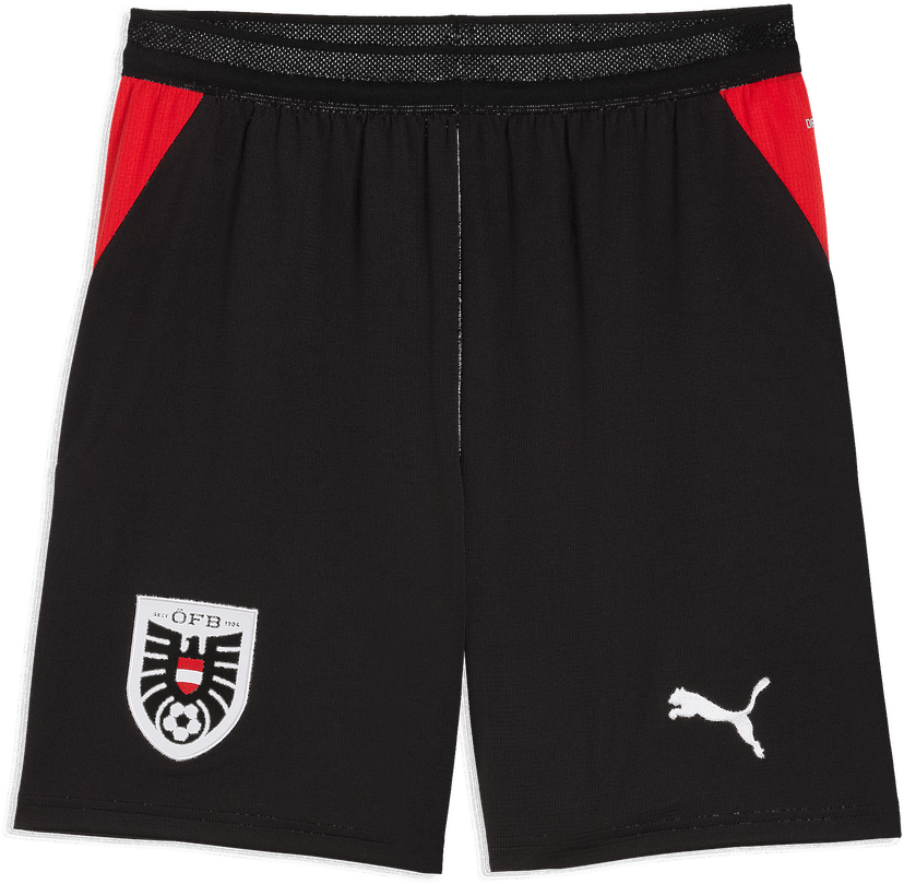 Къси панталони Puma Austria Replica Home 2026 Shorts Черно | 783212-03