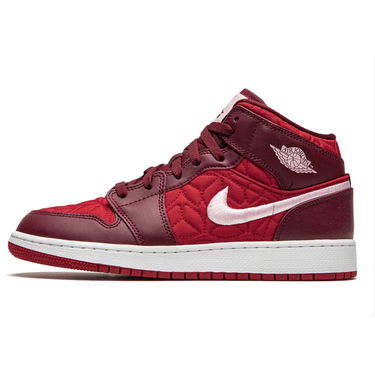 Кецове и обувки Jordan Air Jordan 1 Mid SE GS "Red Quilted" Червено | AV5174-600, 0