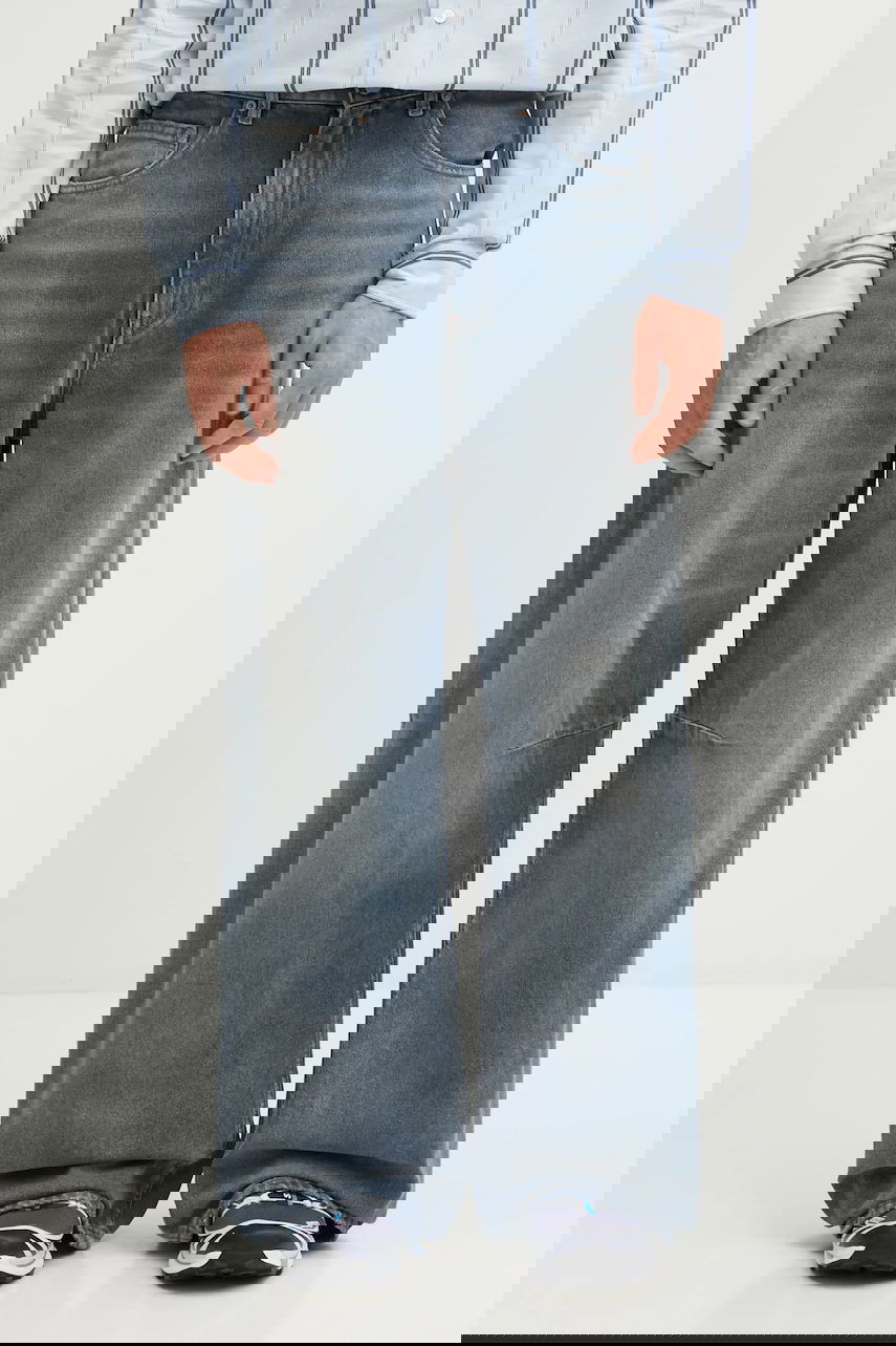 Дънки Maison Margiela MM6 Maison Margiela Faded Wide-Leg Jeans Синьо | SH2LA0039.M30017.965, 0