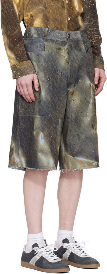 Къси панталони Serapis Serapis Golden Hour Sailor Denim Shorts Кафяво | SS25_WS_EXC, 1