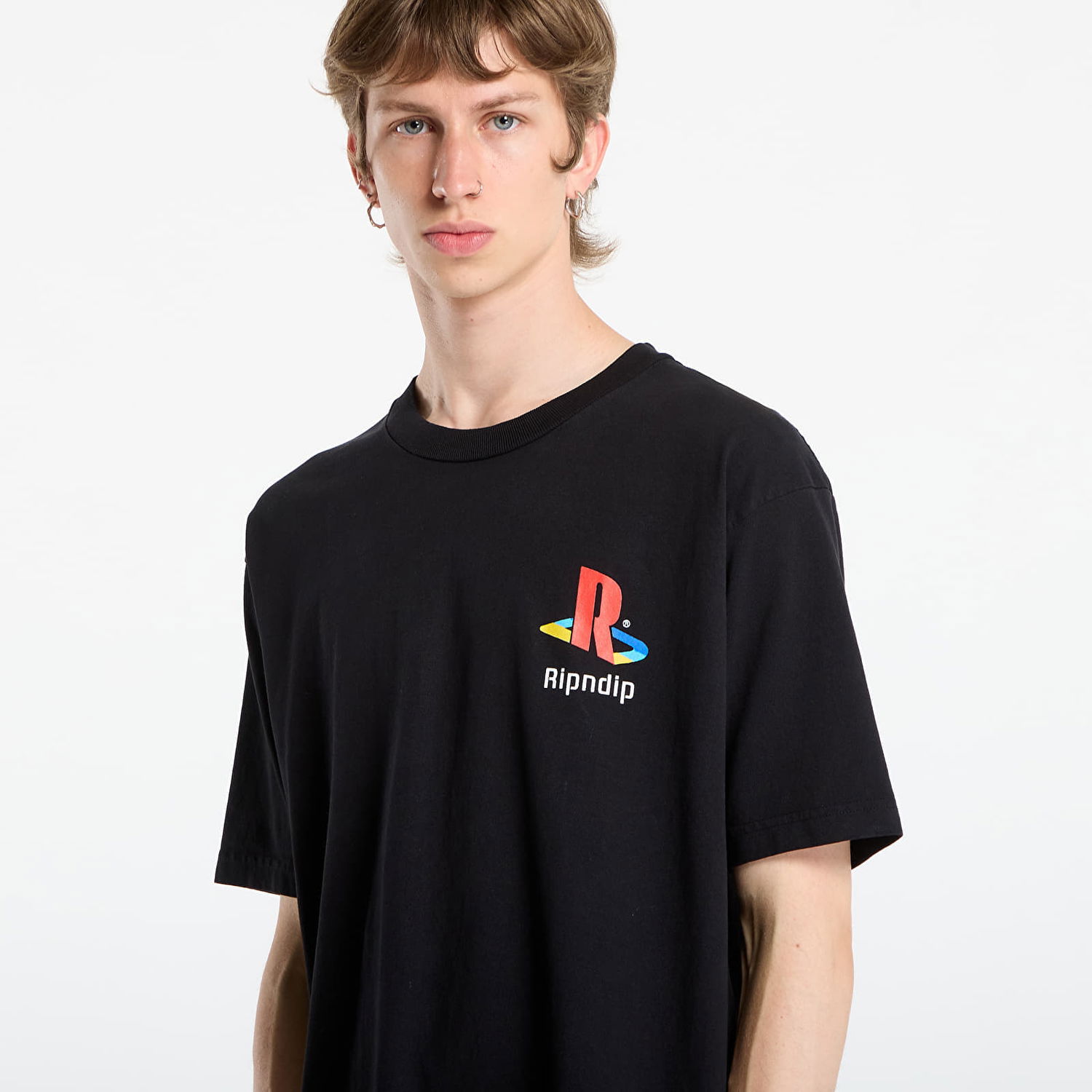 Тениска RIPNDIP RIPNDIP Nermii T-Shirt Черно | RNDFALL25126, 1