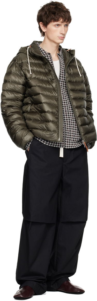 Пухо яке Jil Sander Jil Sander Hooded Down Jacket Зелено | J47AF0153_J70122, 3