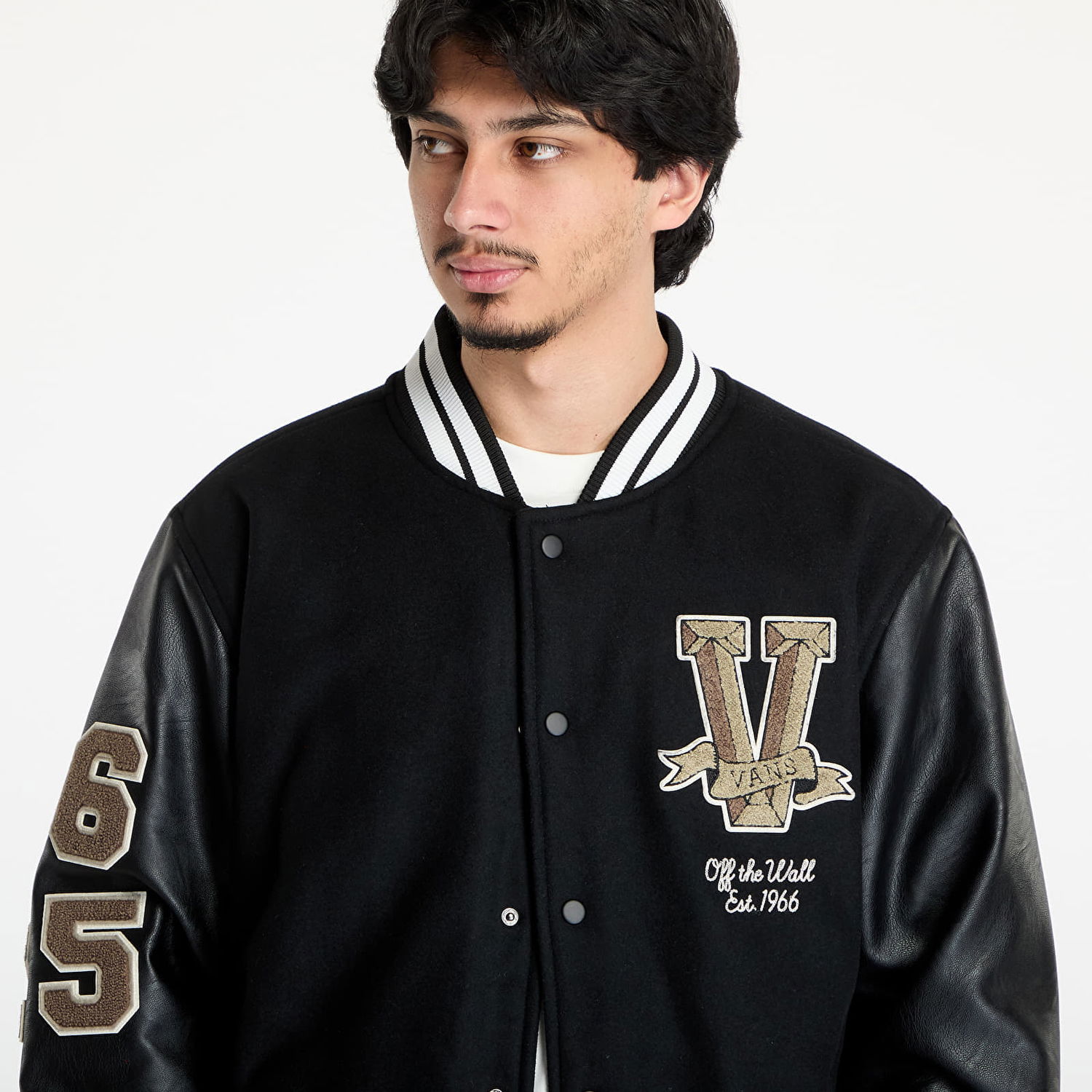 Яке Vans Varsity Jacket LX Tour Черно | VN000MDKBLK1, 1