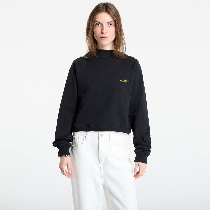 Суитчър Columbia Columbia High Cascades™ Crop French Terry Sweatshirt Черно | 2136421010