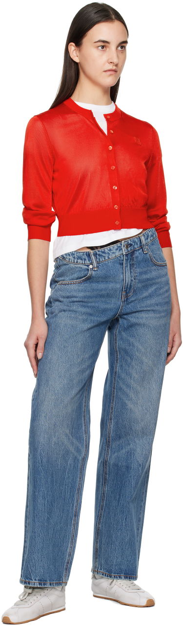 Дънки Alexander Wang Pre-Styled Denim Jeans Синьо | 4DC1254612, 3