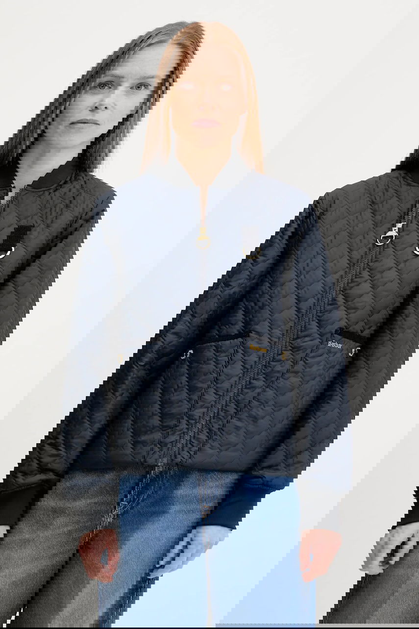 Яке бомбър Barbour Barbour Reyna Quilted Bomber Jacket Тъмно синьо | LQU1826, 0