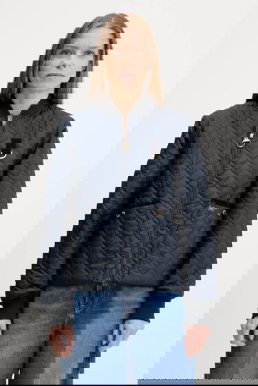 Яке бомбър Barbour Barbour Reyna Quilted Bomber Jacket Тъмно синьо | LQU1826, 0